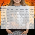 thumbnail image 3 of WAVSUF Kids Girls Halloween Shirt, Round Neck 3/4 Sleeve Cute Print Fall Casual Top Orange 9, 3 of 6