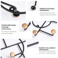 thumbnail image 4 of QualitChoice Coat Hook Rack Wall Mounted Door Clothes Hat Hanger Nordic Iron Porch Bathroom Key Towel Shelf, S, 4 of 6
