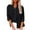 Black, variant on Womens under $10 2026 ! asdoklhq Womens Plus Size Women Casual Stand Collar Long Sleeve Solid Color Shirt Top Single-Breasted Cardigan Blouse with Pockets