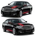 thumbnail image 2 of 5 PCS Universal Car Racing Stripe Decals – Customizable White Body Side Stickers for All Cars, Easy Installation PVC Racing Skirt and Hood Graphics, 2 of 7