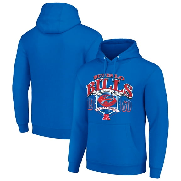Men's Starter Royal Buffalo Bills 80s Retro Pullover Hoodie
