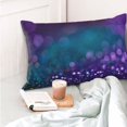 Sikiie Purple and Green Glitter Pillow Covers, Throw Pillow Case