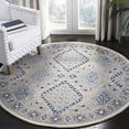 thumbnail image 2 of SAFAVIEH Micro-Loop Jolene Geometric Wool Area Rug, Light Grey/Blue, 8' x 10', 2 of 10