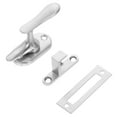thumbnail image 1 of OULII 1Pack Door Latch Barn Door Hardware Silver Stainless Steel Decorations, 1 of 8