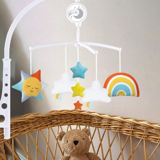 Juguete móvil musical para cuna Baoblaze juguete Montessori sonajeros educativos