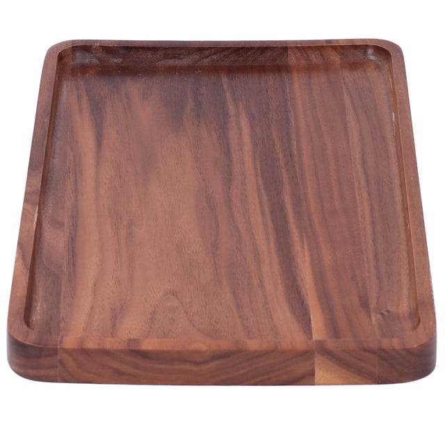 Plato para barbacoa, gran superficie y color, seguro y respetuoso con el medio ambiente, plato de madera para frutas, fiestas, cenas familiares para restaurante y hogar LYUMO Plato para barbacoa