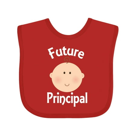 

Inktastic Future Principal Baby Occupation Gift Baby Boy or Baby Girl Bib