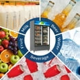 thumbnail image 6 of M optimized 24.7 Cu. Ft. Commercial Glass Door Refrigerator, LED Display Fridge with Adjustable Shelves for Restaurants, Stores & Home Use, 6 of 7