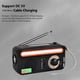 thumbnail image 1 of 5 en 1 Manivela de mano Radio meteorológica SOS Alarma FM AM SW Radio de mano para acampar Senderismo Universal Accesorios Electrónicos, 1 of 9