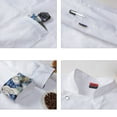 thumbnail image 5 of Chaqueta de Chef Chef Coat Long Sleeve Professional Kitchen Jacket, Breathable Restaurant Uniform, Hotel & Bakery Chef Attire, Durable Cooking Clothes for Men & Women, 5 of 6