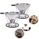 thumbnail image 2 of Filtro de café reutilizable, soporte de acero inoxidable, cestas de embudo de malla metálica, filtros de café por goteo, taza de filtro de café por goteo Ormromra 2029394-1, 2 of 7