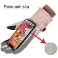 thumbnail image 6 of SPRING PARK Winter Warm Gloves for Women Touchscreen Gloves Cold Weather Windproof Thermal Snow Gloves for Running Cycling Skiing Working Hiking, 6 of 7