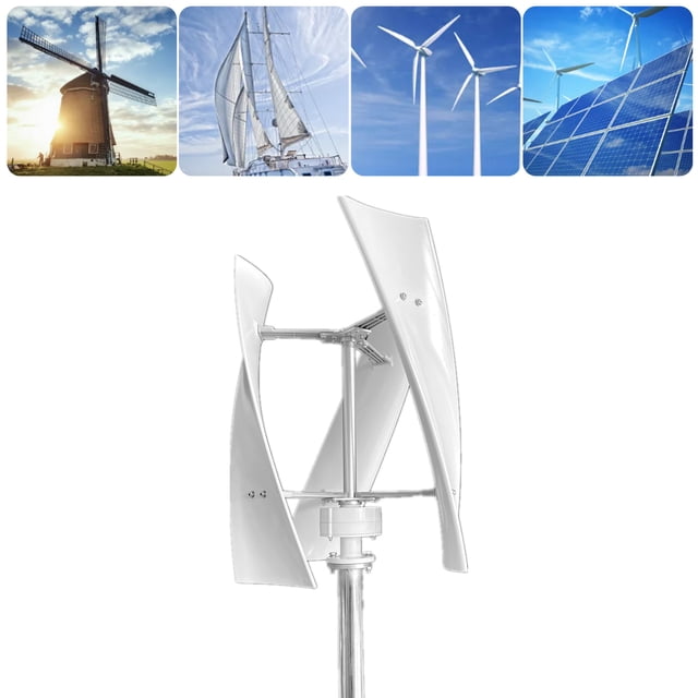 Wind Turbine Generator Kit, 100W 3 Blade Maglev Wind Turbine for Power Supply 3 Phase AC Vertical Wind Turbine Generator