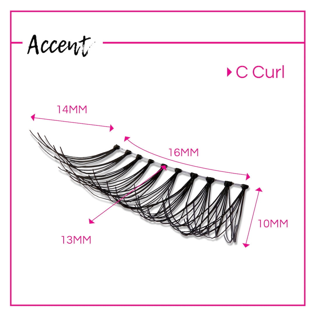 GladGirl False Lashes Bundle - Accent