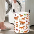 thumbnail image 2 of Basketball Laundry Hamper Large Collapsible Laundry Baskets with Handles Easy Carry Round Storage Basket Dirty Clothes Hamper Blanket Basket for College Dorms Bedroom Toy, 2 of 10