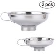 thumbnail image 1 of 2 Pieces Funnel Durable Stainless Steel Kitchen Funnels, 1 of 5