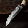 thumbnail image 2 of Plys Fixed Blade Knife with Sheath, 3 Pcs Hunting Knives Set, Survival Bushcraft Knife for Camping Outdoor Sport Cutting Meat Fruits, 2 of 8