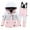 Pink, variant on YunPes Teen Outfits for Kids Girls Boys Ski Suit Print Long Sleeve Thickened Velvet Warm Windproof and Water Proof Top and Pants Set 2 Piece Outfits
