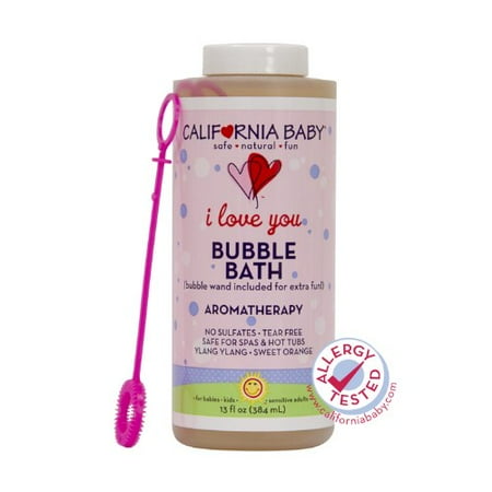 California Baby I Love You Bubble Bath, 13 fl oz
