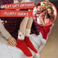 thumbnail image 2 of Stocking Stuffers Christmas Socks for WomenSocks Winter Fluffy Fuzzy Cozy Socks Cadeau Femme Bas Femme Gift for Women Gifts, 2 of 7