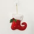 thumbnail image 5 of Baywell Christmas Ornaments - Set of 2 Elf Shoes Hanging Decorations, Elf Boots Design for Trees and Advent Calendars, 5 of 10