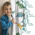 thumbnail image 3 of Blackout Kids Curtains,White Cartoon Dinosaurs Pattern Childrens Insulated Curtains Set Of 2,Bedroom Essentials,Toddler Room Decor 42"x63", 3 of 5