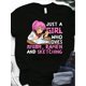 thumbnail image 1 of Anime & Letter Print Crew Neck T-Shirt, Casual Short Sleeve Top For Spring & Summer, Women's Clothing, 1 of 7