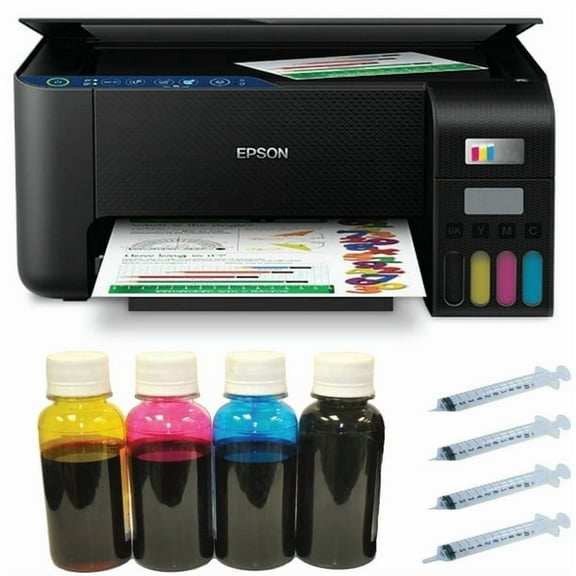 Heat Press Machine EcoTank Printer Wireless Sublimation Ink Transfer Bundle