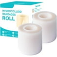 thumbnail image 1 of Rivaya Rouleau d'Hydrocolloïde pour Soins des Plaies, Rouleau de Pansements Hydrocolloïdes Imperméables - Découpe sur Mesure, Ultra Absorbant, Protège Mieux, 1 of 7