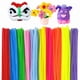thumbnail image 1 of 300 piezas de limpiadores de tuberías gruesos, suministros para manualidades, 7 surtidos de tallos de chenilla de color pastel macarrón para proyectos de arte y manualidades, decoraciones creativas de, 1 of 1