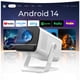 thumbnail image 1 of Proyector WEMI Mini Portátil 1080P 4K WiFi Android 14, 1 of 9