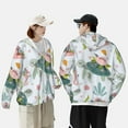 thumbnail image 6 of Easygdp Turtle and Sea Life Lightweight Long Sleeve Sun Shirt Sports long-Sleeved Sun Protective Clothing, Quick Drying Breathable - Medium, 6 of 9