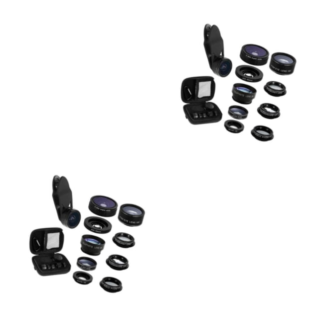 Methold 9 in 1 Phone Camera Lens 2x 198 Kit Storage Bag Lens with Tipo 2 2Conjunto
