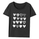 thumbnail image 2 of Camiseta de mujer con cuello redondo, ropa deportiva, camiseta básica de manga corta para viajes XL, 2 of 7