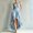 Light Blue, variant on QUNYINEY Sleeveless Womens Wedding Guest Dress Formal Long Blue Summer A Line Dress Slim Fit V Neck Party Elegant Ruffle Dresses