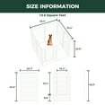 thumbnail image 5 of FXW Rollick Unleashed Dog Playpen for Indoor, Yard, RV Camping, 45 inch 8 Panels for Large Dogs, Black│Patented, 5 of 5