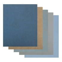 LEORX 5Pcs Sandpaper Set Assorted Color for Woodworking Metal Plastic Use
