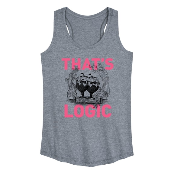Alice In Wonderland - That's Logic - Women's Racerback Tank Top