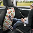 thumbnail image 5 of Funny Grape Pink BackSeat Car Organiser, Waterproof Scratchproof Car Seat Protector with Pocket for Kids Dogs Pets, Kick Mat Back Seat Protector, 2 Pack Back Seat Cover, 5 of 5