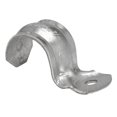 thumbnail image 1 of 50 Pack 1/2" 1 Hole Galvanized Steel Conduit Straps, 1 of 1
