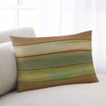 thumbnail image 2 of Waterproof Outdoor Throw Pillows with Inserts 12"x20" Set of 2, Sage Green Brown Soft Decorative Pillowcases for Couch Bedroom, Country Vintage Ombre Wooden Grain Pillow Covers for Sofa Living Room, 2 of 8