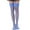 Blue, variant on XFHLMJFF Thigh High Stockings Silicone Floral Lace Top Stay Up Silky Semi Sheer Pantyhose for Women
