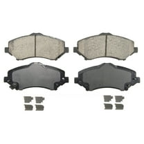 Wagner QuickStop ZD1273 Ceramic Disc Brake Pad Set Fits select: 2015-2018 JEEP WRANGLER UNLIMITED, 2012-2014 JEEP WRANGLER