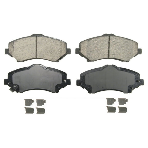 Wagner QuickStop ZD1273 Ceramic Disc Brake Pad Set Fits select: 2015-2018 JEEP WRANGLER UNLIMITED, 2012-2014 JEEP WRANGLER