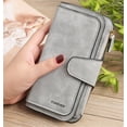 thumbnail image 3 of Women Lady Long Travel Wallet Zip Purse Card Phone Holder Case Clutch Handbag, 3 of 3