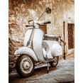 thumbnail image 2 of BRAUN Studio 26x32 White Modern Wood Framed Museum Art Print Titled - Vespa, 2 of 4