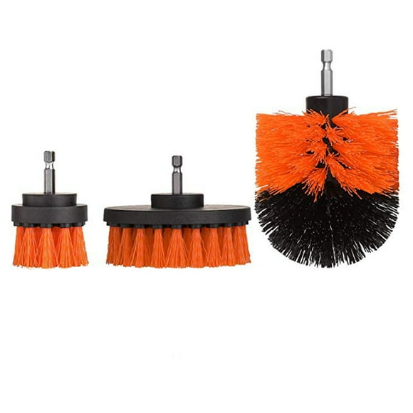 EGNMCR Brushes 3Pcs Grout Power Cleaning Brush Cleaner Combo Tool Kit Cleaning Brush