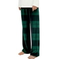 thumbnail image 2 of ATOGUTA Pants Flannel Long Plaid PJ Bottoms Boys Lounge Pants with Pockets Size 2T-14, Multicolor, 2 of 5