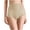 White, variant on Women's High Waist Seamless Boxer, Side Floral Lace Stretch Tummy Hip Lift Shaping Under Shorts M-2XL