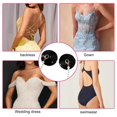 thumbnail image 2 of Reusable Sequins Nipple Covers,Pasties Nipple Stickers Silicone Sticky Breast Petals,Nipple Covers for Women Girls Gifts B, 2 of 4